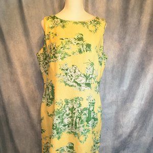 JESSICA HOWARD SIZE 12 55% LINEN DRESS